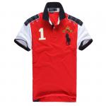 polo ralph lauren tee shirt mode hommes 2013 big pony polo club red